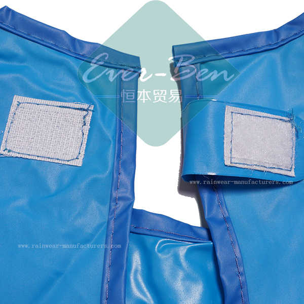 vinyl apron velcro-childrens pvc aprons